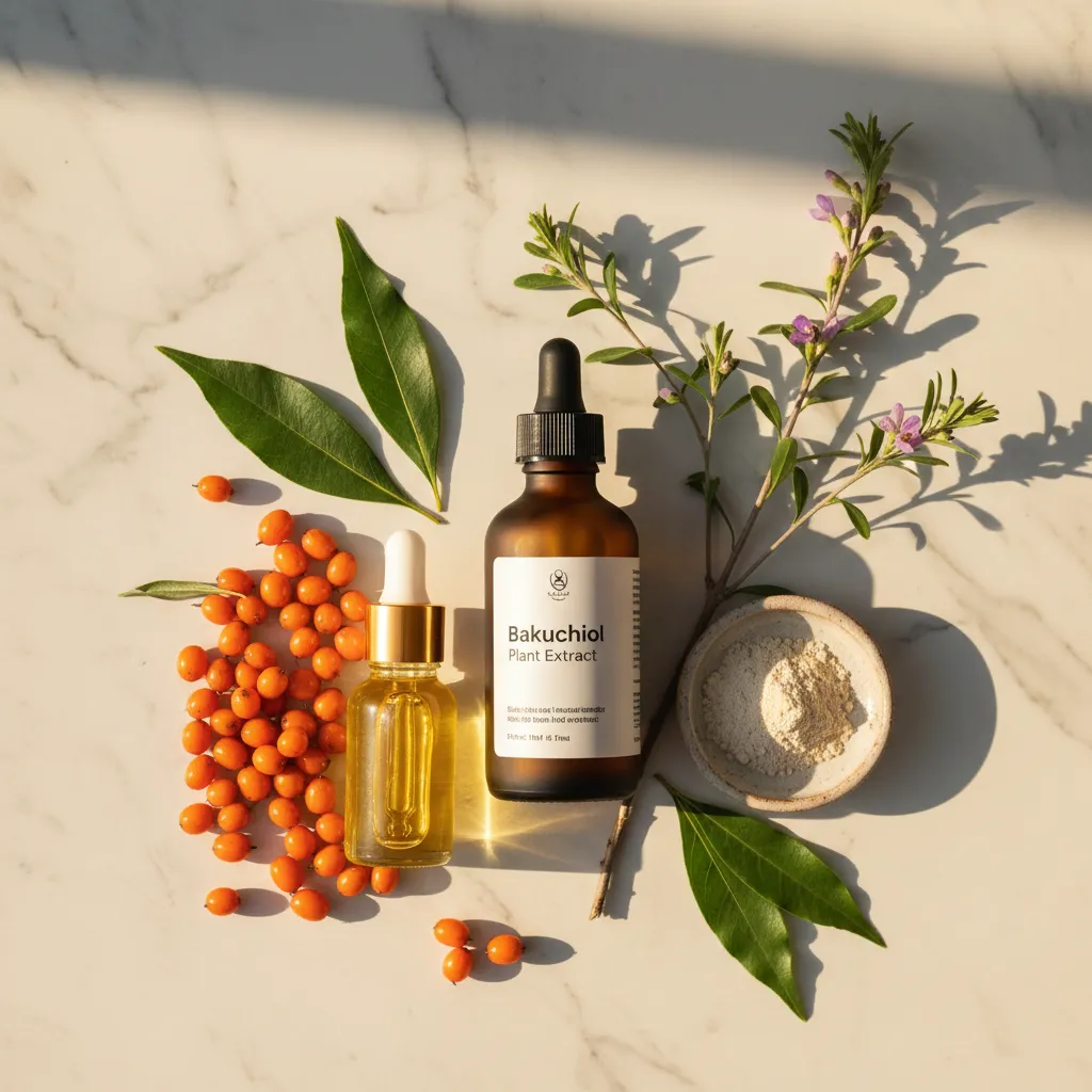 Natural plant-based oils as retinol alternatives for sensitive mature skin