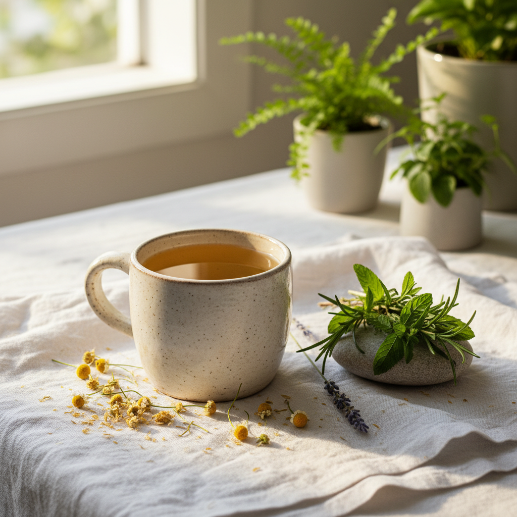 Chamomile Tea Eases Hot Flashes and Mood Swings